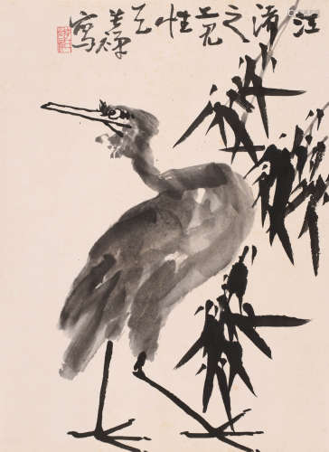 李苦禅 (1899-1983) 乌鸦