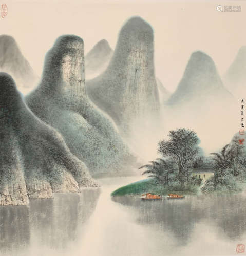 宋涤 (b.1945) 山水
