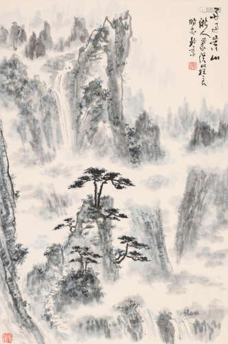 程良 (1927-2006) 雨过黄山