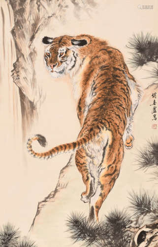 胡爽庵 (1916-1988) 老虎