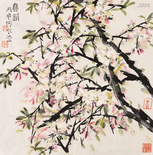 何水法 (b.1946) 花卉