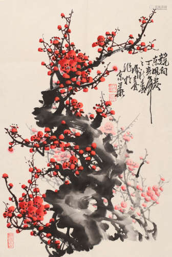 王成喜 (b.1940) 红梅