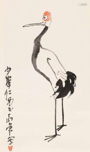 丁衍庸 (1902-1978) 仙鹤