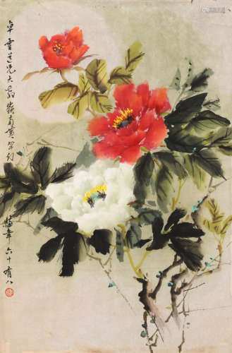 黄幻吾 (1906-1985) 牡丹