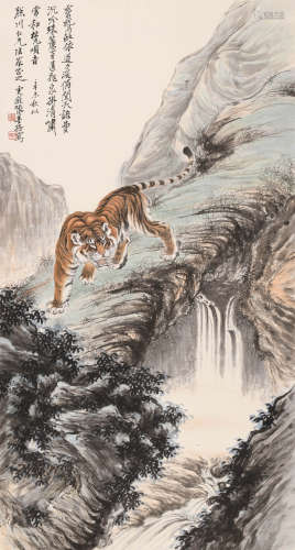 张善孖 (1882-1940) 虎