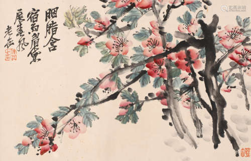 吴昌硕 (1844-1927) 桃花