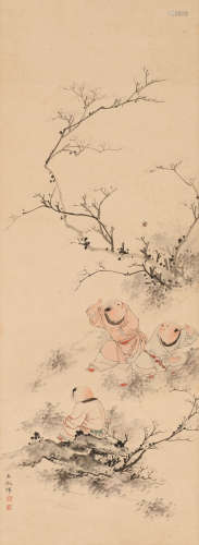 王叔晖 (1912-1985) 婴戏图