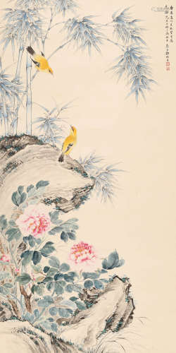 郑慕康 (1901-1982) 花鸟