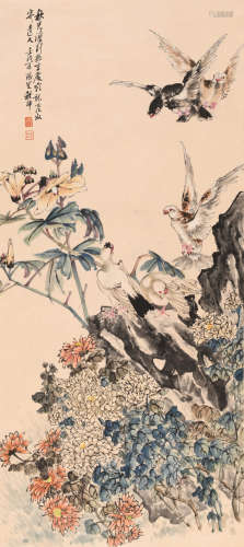 程璋 (1869-1938) 花鸟