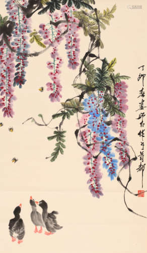 娄师白 (1918-2010) 紫藤