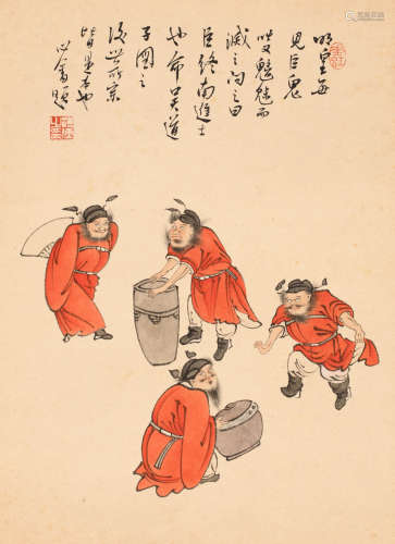 溥儒 (1896-1963) 钟馗图