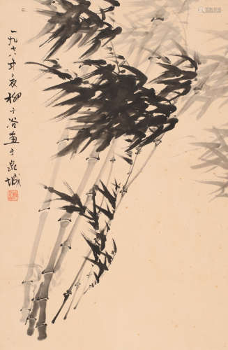 柳子谷 (1901-1986) 竹