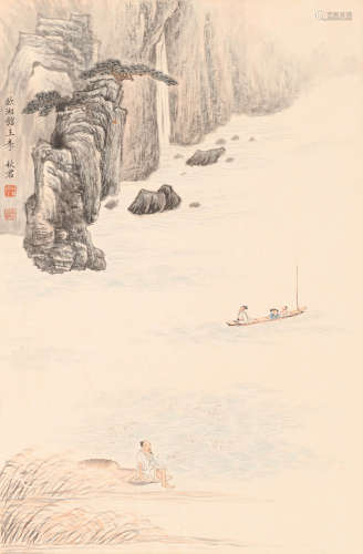 李秋君 (1899-1973) 山水人物