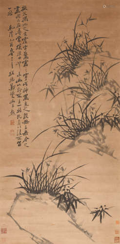郑板桥(款) (1693-1766) 兰石图