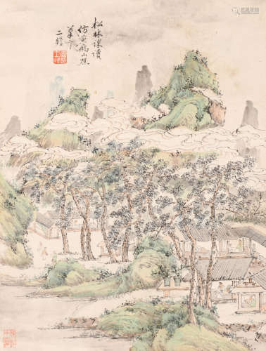 査士标 (1616-1698) 山水