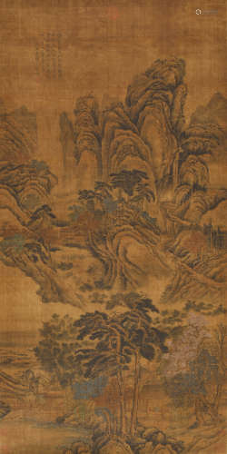唐棣 （1296-1364) 山水