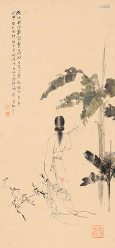 张大千（款） (1899-1983) 人物