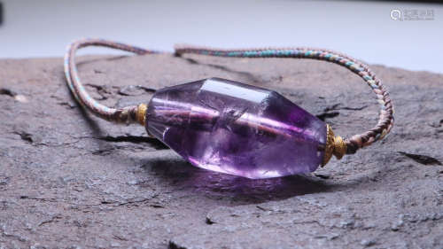 明 紫水晶勒子