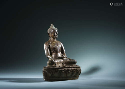 十七世纪 药师佛铜造像