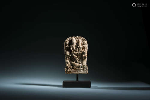 3-5世纪 印度教陶佛像擦擦