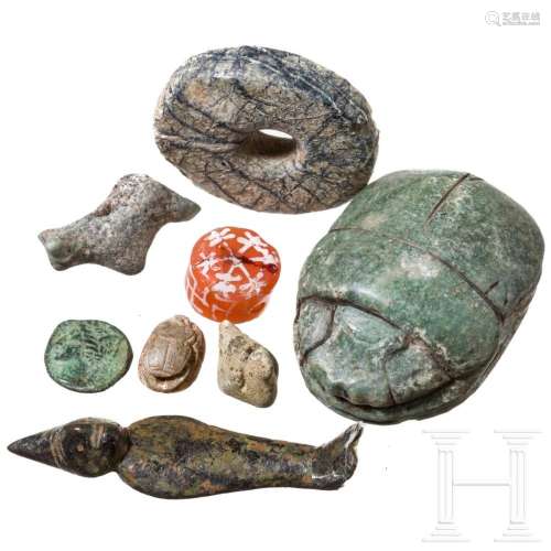 Seven small Eastern Mediterranean antiquities, 2nd millenniu...