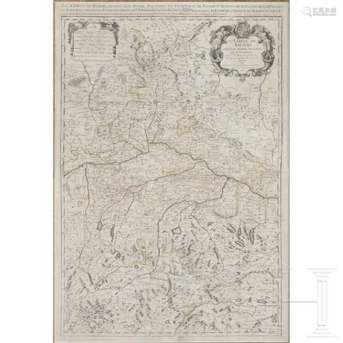 Sanson/Jailot, a map of the Bavarian provinces, Paris, 1692