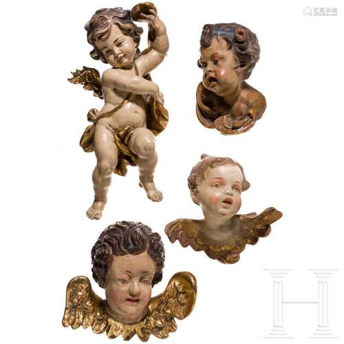 Four German putti, 20th century