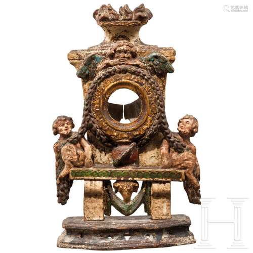 Clock stand for spindle clocks, Italy or France, 2nd half of...