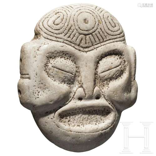 Mascaron made by stone, Taino culture, Caribbean, 11th - 15t...