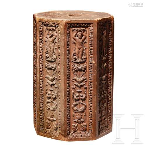 A terracotta pillar-base, Florence, 18th/19th century