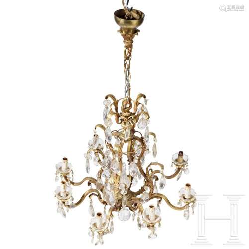 An Italian crystal chandelier, 1st half of the 20th century