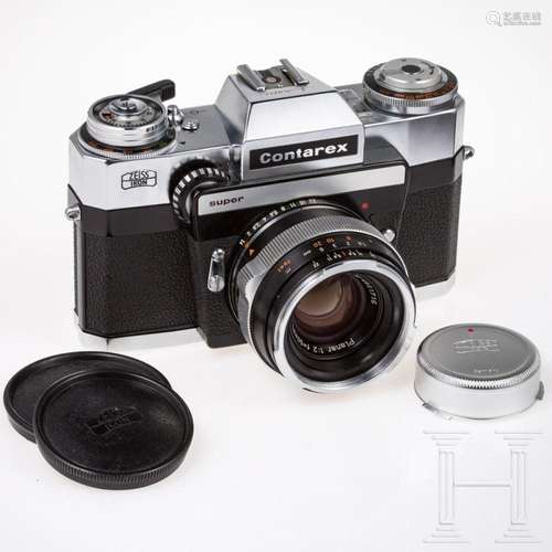 A Zeiss Ikon Contarex super with Zeiss Planar 50 mm 1:2