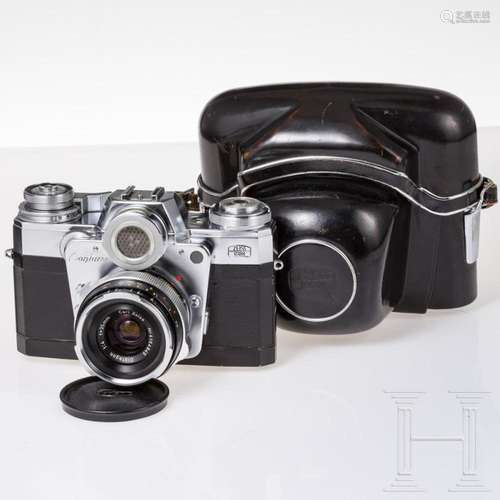 A Zeiss Ikon Contarex "Bull's Eye" with Distag...