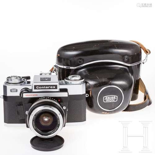 A Zeiss Ikon Contarex Electronic with Carl Zeiss Distagon 25...