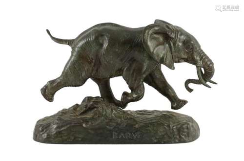 Antoine-Louis Barye (1795-1875). An animalier bronze model &...