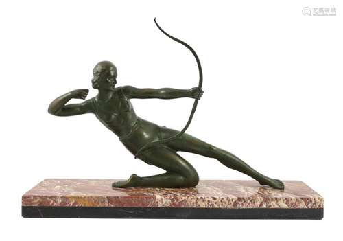 Salvatore Melani (Italian, 1902-1934). An Art Deco bronze fi...