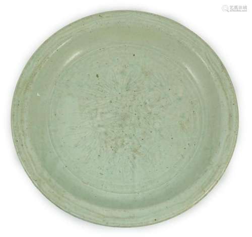 A Chinese Longquan celadon dish, Yuan-Ming dynasty, 13th/14t...