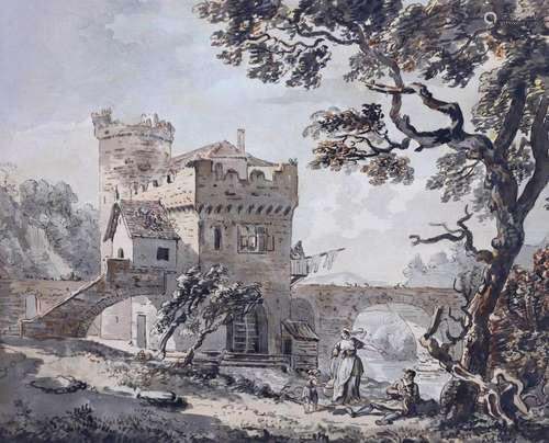 Attributed to Paul Sandby (British, 1730-1809), 'A forti...