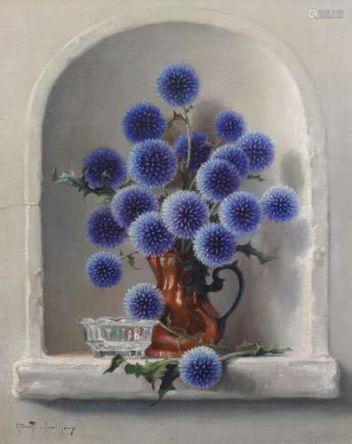 Robert Chailloux (French, 1913-2006), 'Echinops in an al...