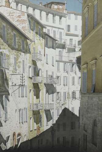 Robert Louis Banks (1911-2001), 'Via Cartolari, Perugia&...