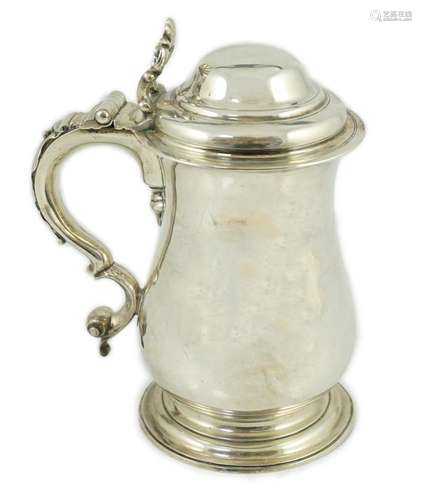 A late George II silver baluster tankard, by Thomas Whipham ...