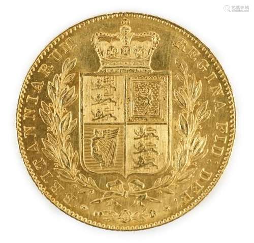 A Victoria gold sovereign 1842, GVF