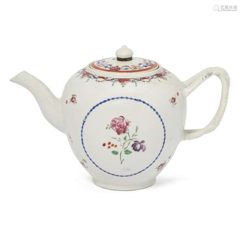 A Chinese famille rose teapot, Qing dynasty, 18th century, o...