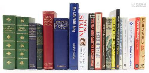A collection of general reference books, biographies, and au...