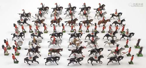 A collection of Britains lead soldiers, including a boxed se...