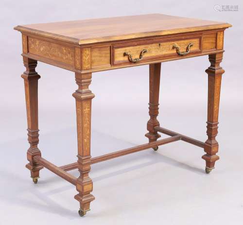 An Edwardian inlaid mahogany side table, first quarter 20th ...
