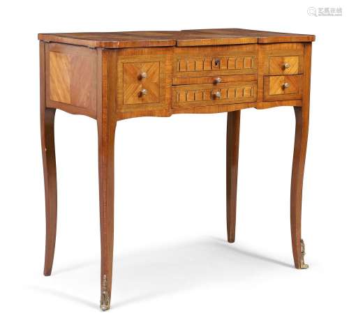 A French kingwood coiffeuse, in the Louis XV style, early 20...
