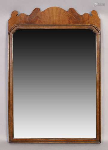 An English mahogany fret work mirror, George II style, first...
