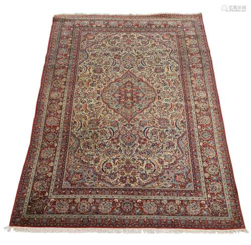 A Persian Isfahan carpet, third quarter 20th century, the ce...