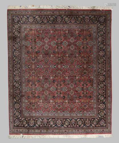 A Persian Isfahan carpet, last quarter 20th century, the cen...
